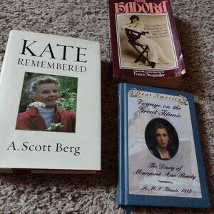Lot of 3 non-fiction books about women's lives